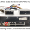 2006 07 08 09 10 2011 Honda Civic Acura CSX LX EX SI PNP Wired Harness NON NAV ONLY