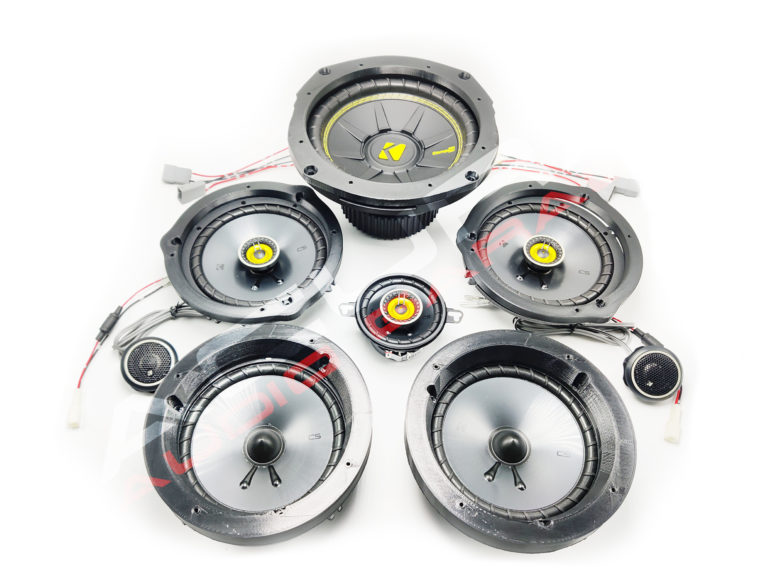 Vrbgify Speaker Mounting Adapter with Wiring Harness for 6.5 and 6.75 in. Honda Acura Models 2-Pairs Cable Included