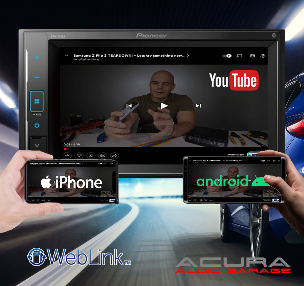 Acura TL MDX TSX Pioneer Touchscreen Bluetooth Complete Radio Kit