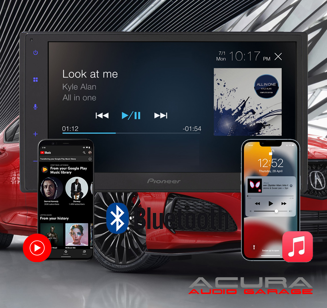 Acura TL MDX TSX Pioneer Wireless Apple CarPlay Complete Radio Kit - Mobile  Max Car Audio