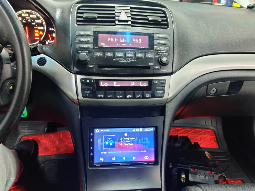 2004 2005 2006 2007 2008 Acura TSX Aftermarket Radio Install Complete