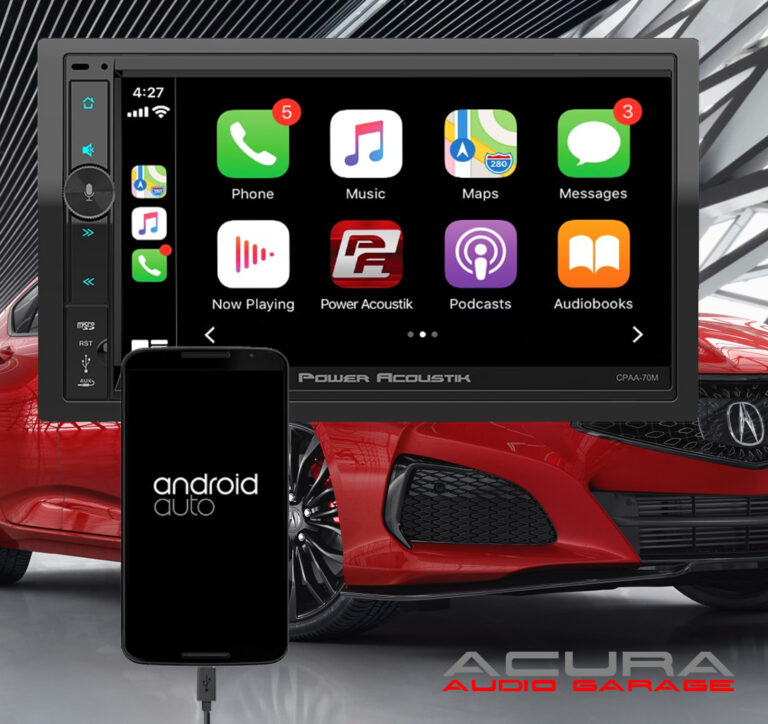 Acura TL MDX TSX Power Acoustik Apple CarPlay Complete Radio Kit Mobile Max Car Audio