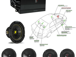 2004 2005 2006 2007 2008 Acura TL Complete Upgrade Package - Speakers + Amplifier + Subwoofer