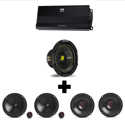 2004 2005 2006 2007 2008 Acura TL Complete Upgrade Package - Speakers + Amplifier + Subwoofer - Image 2