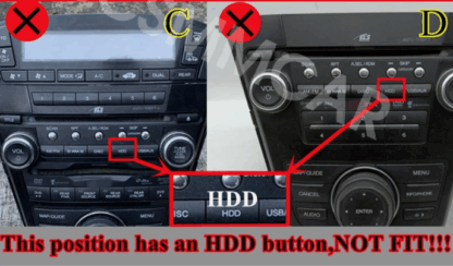 2010 2011 2012 2013 Acura MDX Android 13 Aftermarket Radio Harness for HDD Factory Navigation Stereos - Image 2