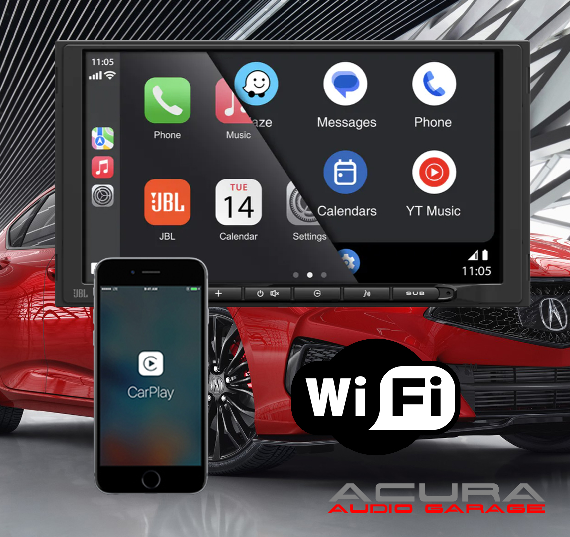 Acura ILX MDX TL TSX JBL Legend Apple CarPlay Radio Kit